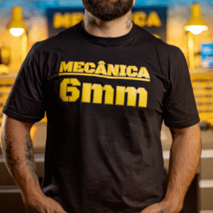 Camiseta Clássica Mecânica 6mm