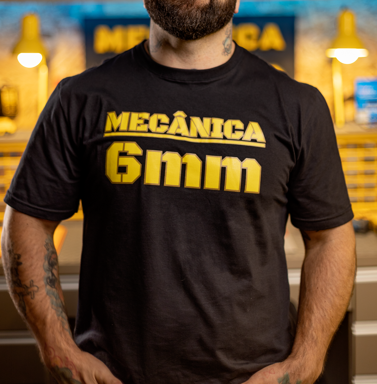 Camiseta Clássica Mecânica 6mm